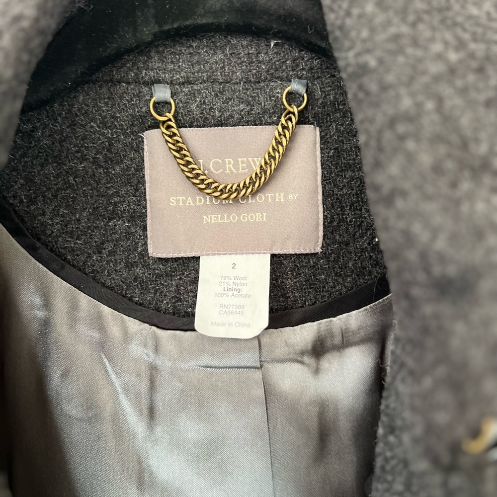 J. Crew wool / stadium cloth / XS - Picture 3 of 3
